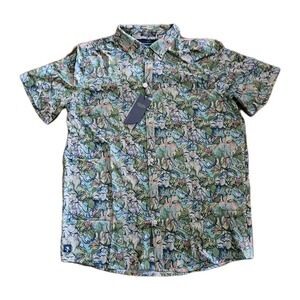 William Murray It's Like a Jungle Golf Stretch‎ Polo Shirt Green Men's L